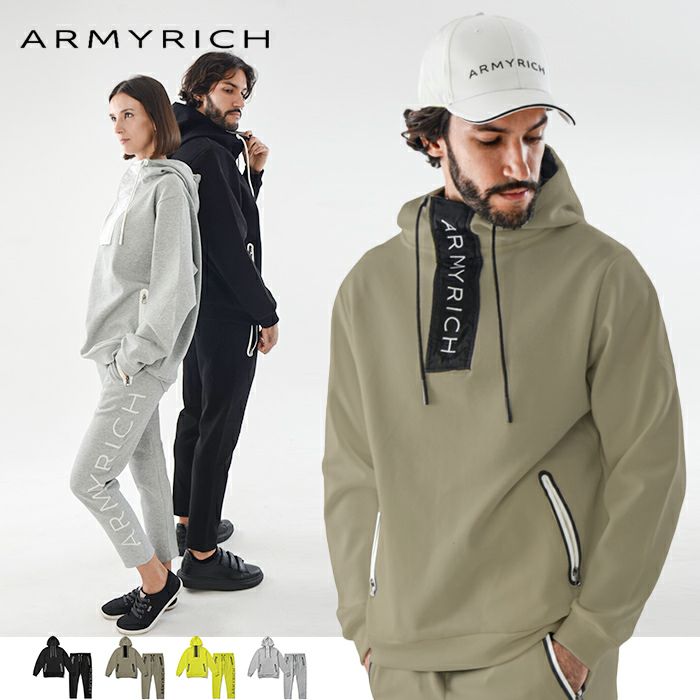 新品アーミーリッチ　ARMYRICH パーカー L セットアップ　ゴルフウェア 新品アーミーリッチ ARMYRICH パーカー L セットアップ ゴルフ